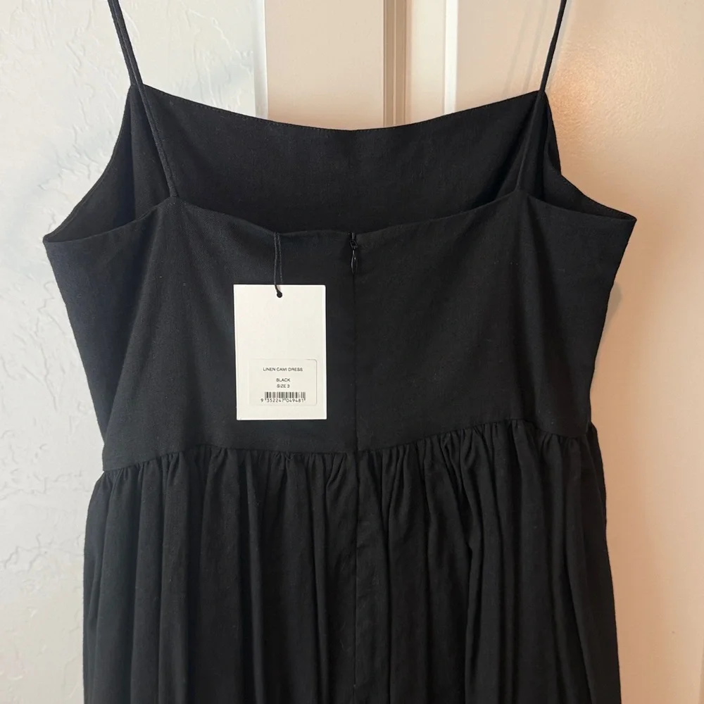 NWT| Matteau Linen Black Maxi Dress - Picture 6 of 6